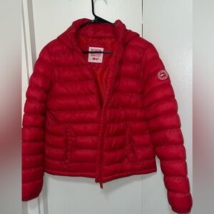 Red Puffer Jacket Lightweight